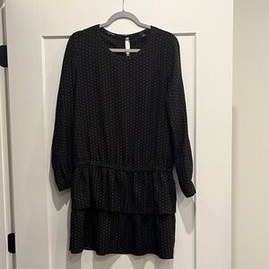 Scotch & Soda Black Dress with Red Stars